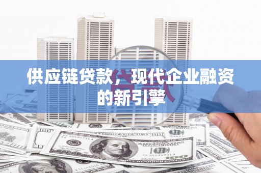 东方供应链贷款，现代企业融资的新引擎