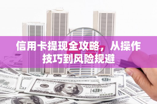 泾川信用卡提现全攻略，从操作技巧到风险规避