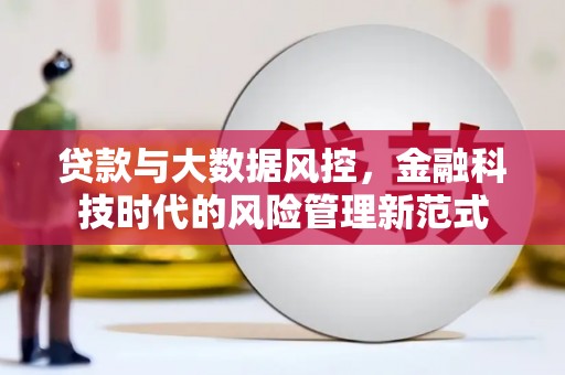 南充贷款与大数据风控，金融科技时代的风险管理新范式