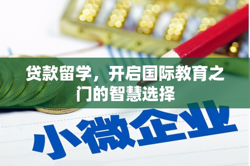 怀化贷款留学，开启国际教育之门的智慧选择