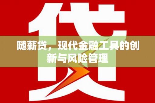 佛坪随薪贷，现代金融工具的创新与风险管理