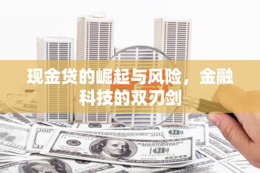银川现金贷的崛起与风险，金融科技的双刃剑