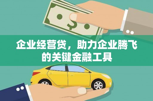 崇明企业经营贷，助力企业腾飞的关键金融工具
