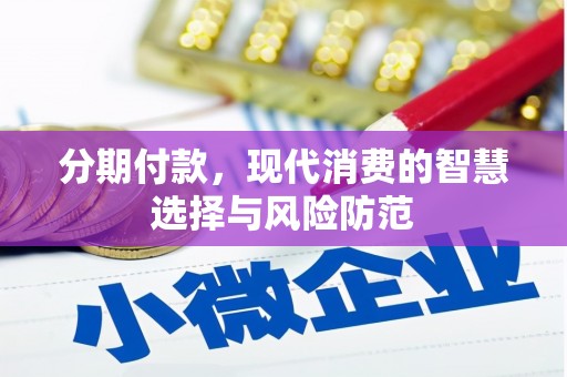 青阳分期付款，现代消费的智慧选择与风险防范