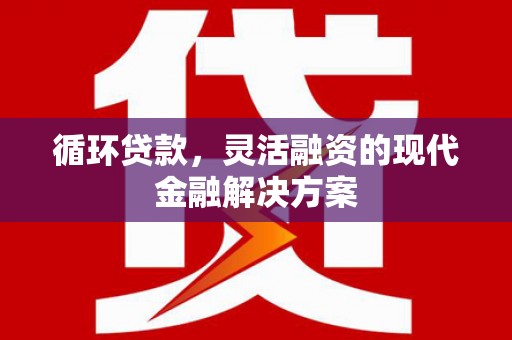 武隆循环贷款，灵活融资的现代金融解决方案