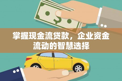 荣昌掌握现金流贷款，企业资金流动的智慧选择