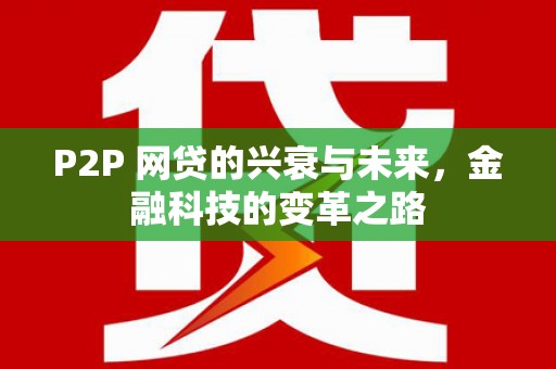 琼结P2P 网贷的兴衰与未来，金融科技的变革之路