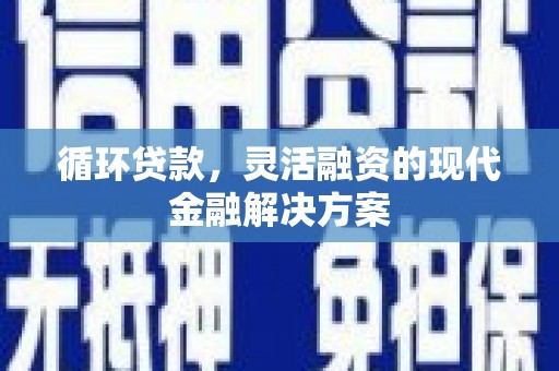 萨嘎循环贷款，灵活融资的现代金融解决方案