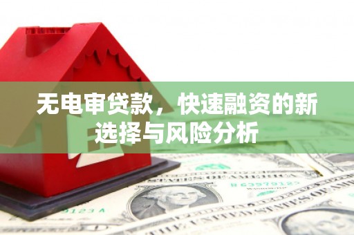 防城港无电审贷款，快速融资的新选择与风险分析