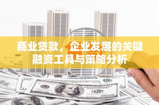 舒城商业贷款，企业发展的关键融资工具与策略分析