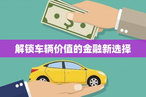 建华解锁车辆价值的金融新选择