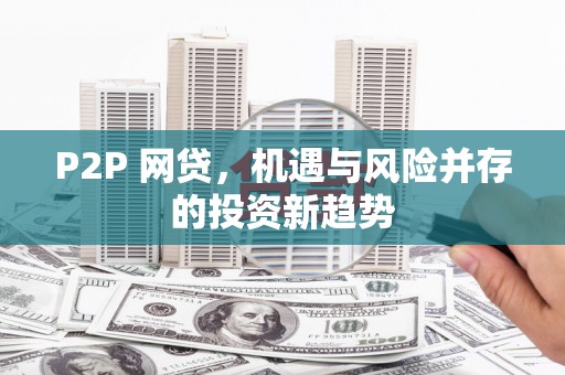 沾化P2P 网贷，机遇与风险并存的投资新趋势