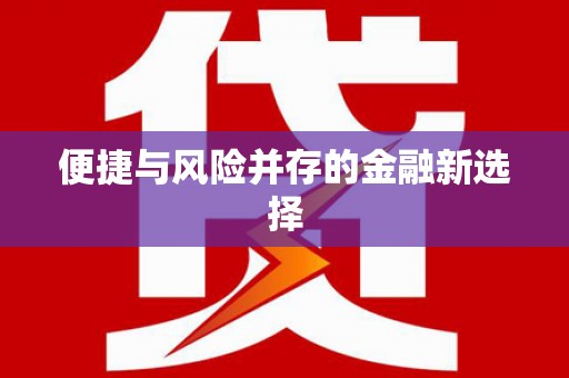木垒便捷与风险并存的金融新选择
