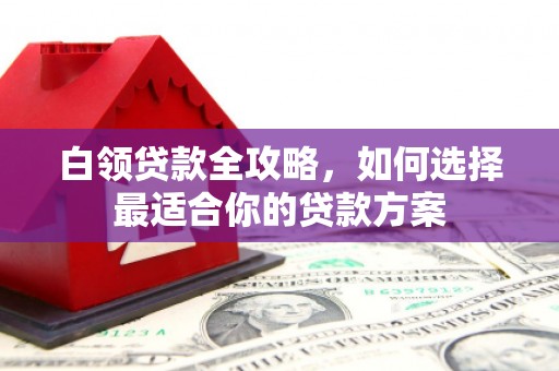 浑南白领贷款全攻略，如何选择最适合你的贷款方案