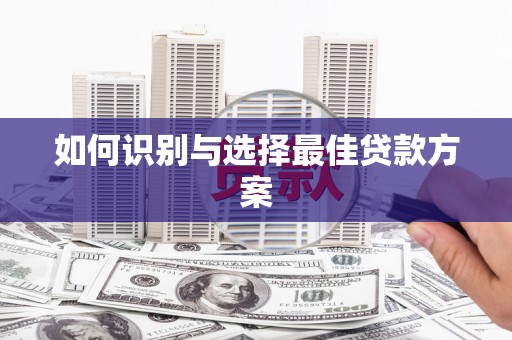 惠东如何识别与选择最佳贷款方案